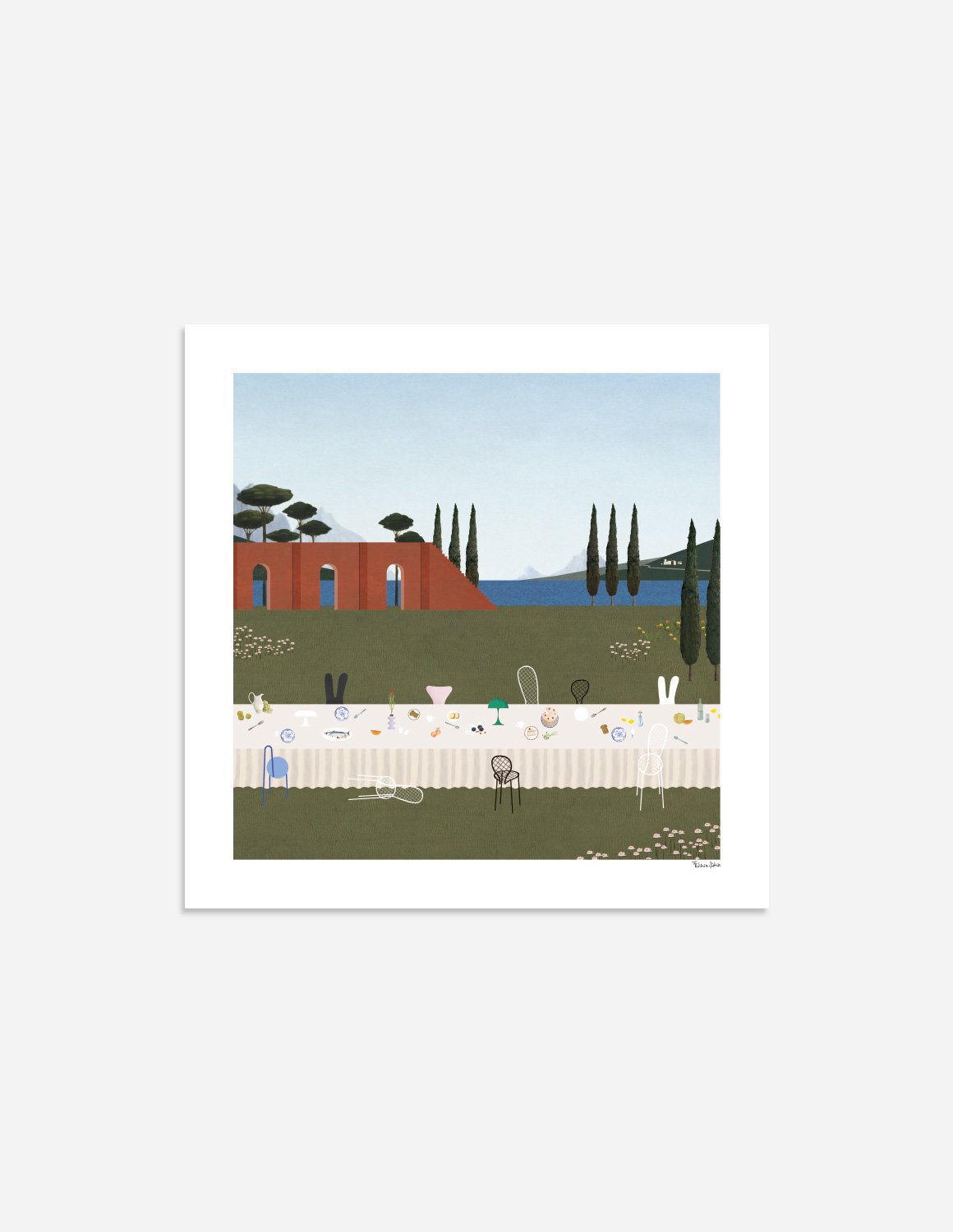 Stampa "Il banchetto" - immagine 3