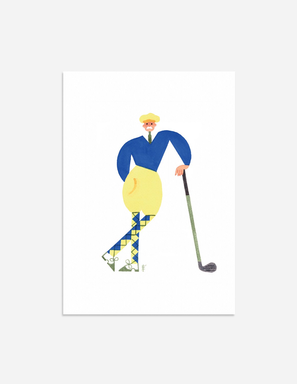 Stampa "The golfer"